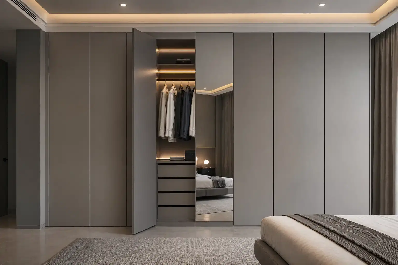 Built-in Wardrobes Dubai — Custom Bedroom Joinery | Kazmi Homes